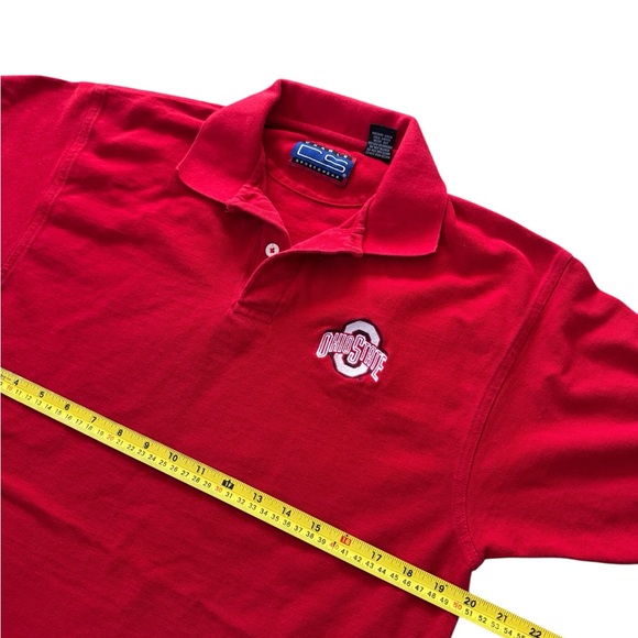 Ohio State Buckeyes Vintage Polo T Shirt Crable Sportswear Men Size Medium - Picture 3 of 5